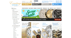 Desktop Screenshot of ermitagejewelers.com